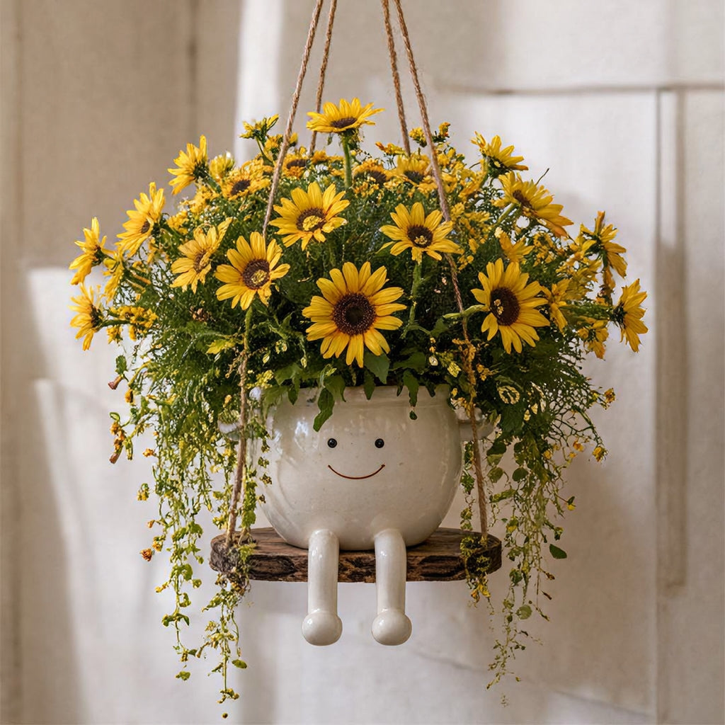 Swingleaf - Maceta colgante con diseño decorativo