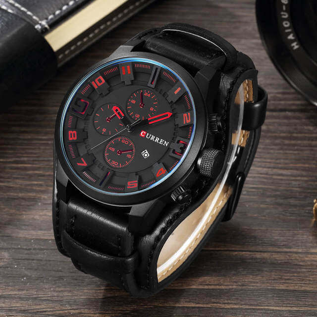 Caleb - Montre chronographe classique au design élégant et précision