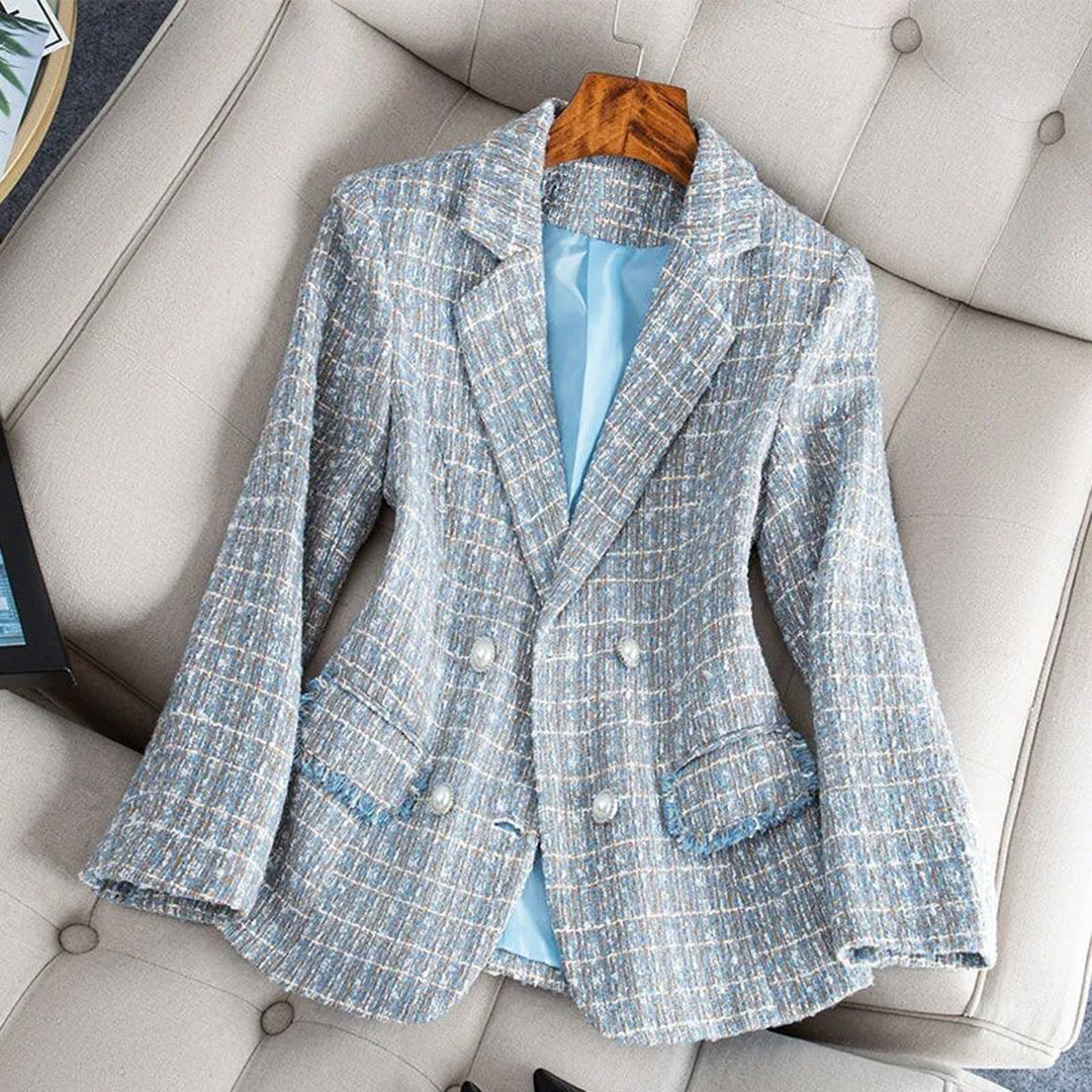 Sophia - Blazer elegant, cambrat, cu croială slim și dublu rând de nasturi