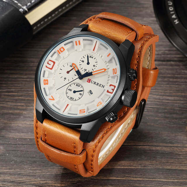 Caleb - Montre chronographe classique au design élégant et précision