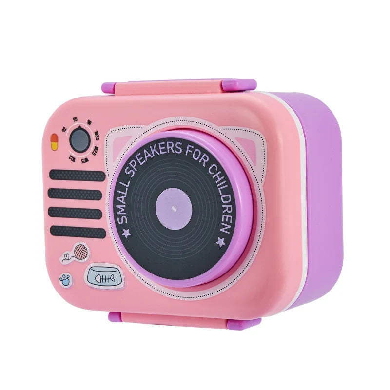 Beatboxy - Speaker-Shaped Lunch Box with Colorful Sticker Design