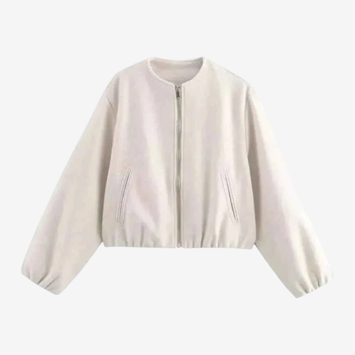 Velmara – Structured Jacket with Balloon Sleeves