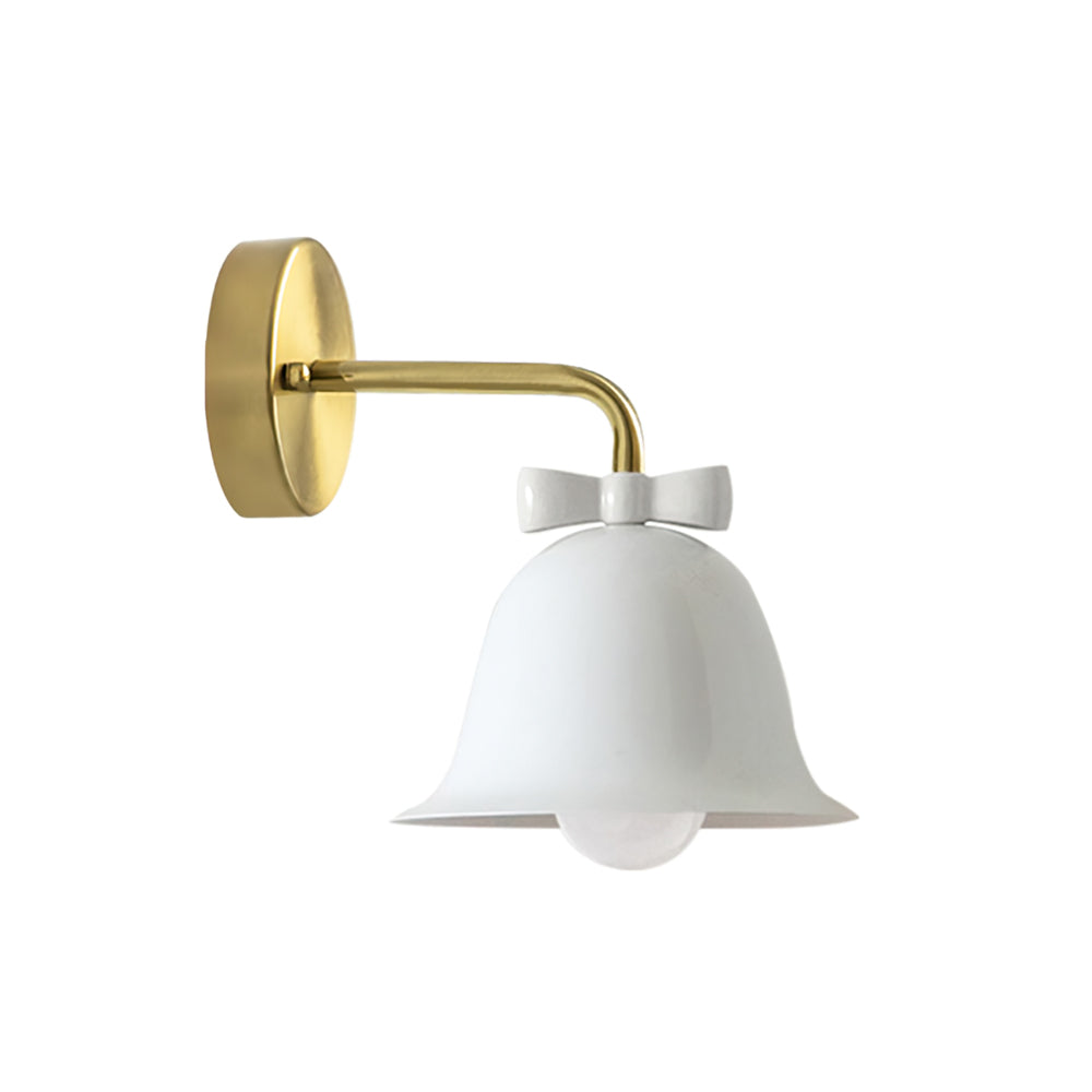 LumiForge – Lampada da parete a forma di campana con struttura metallica e luce LED