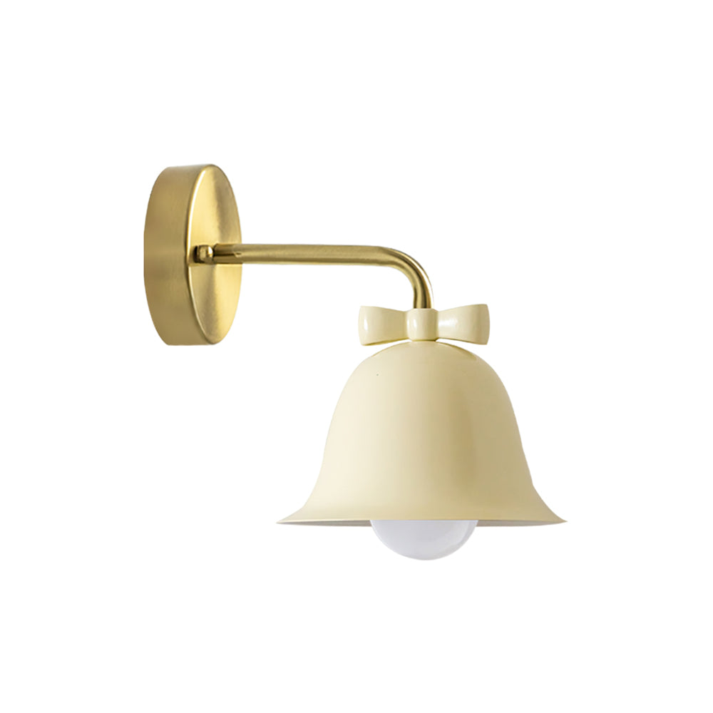 LumiForge – Lampada da parete a forma di campana con struttura metallica e luce LED