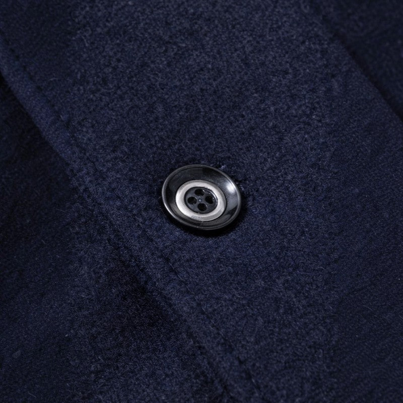 DualWarm - Men's Long Winter Coat With Double-Layer Design