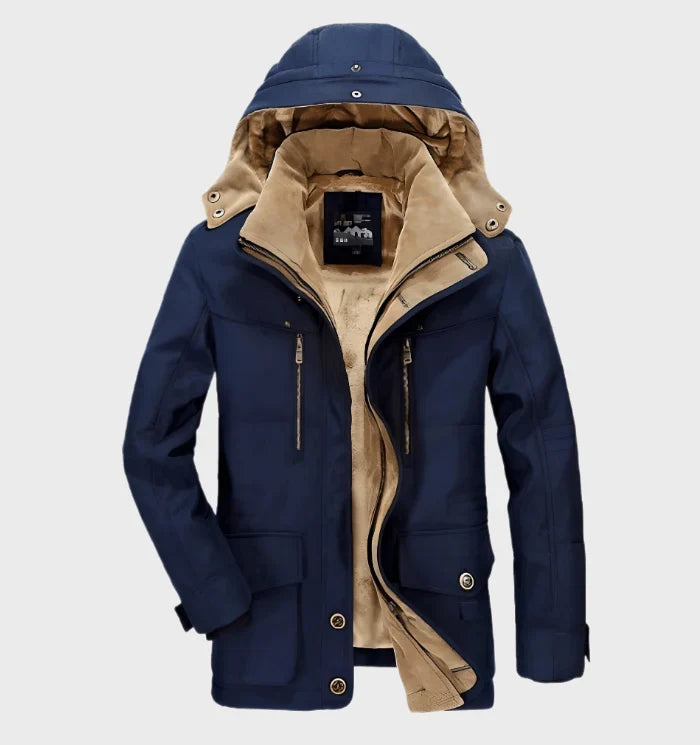 Zelvoria – Insulated Jacket with Full-Zip Closure and Integrated Hood