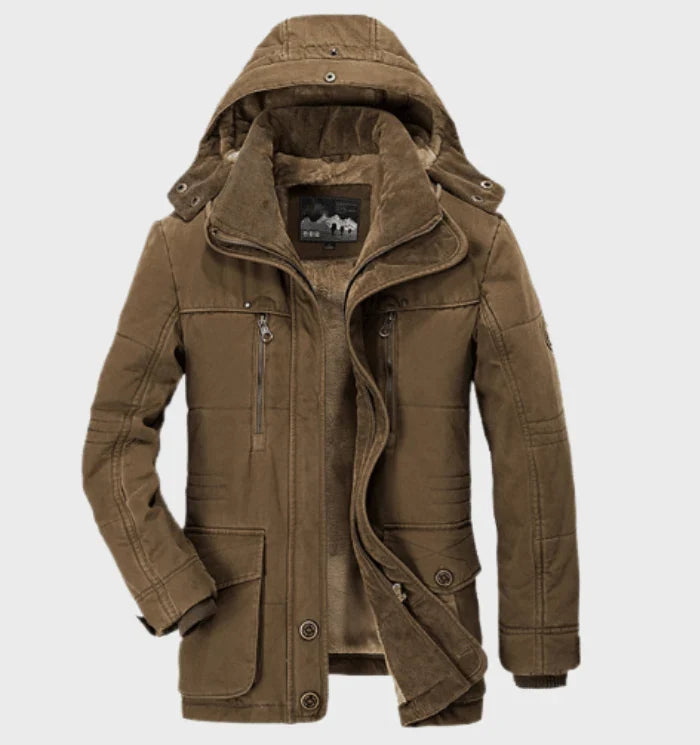 Zelvoria – Insulated Jacket with Full-Zip Closure and Integrated Hood