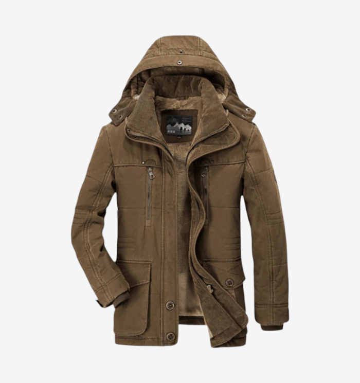 Zelvoria – Insulated Jacket with Full-Zip Closure and Integrated Hood