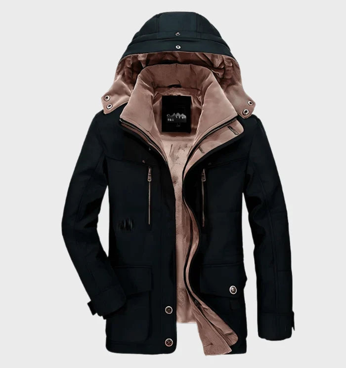 Zelvoria – Insulated Jacket with Full-Zip Closure and Integrated Hood
