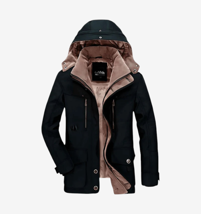 Zelvoria – Insulated Jacket with Full-Zip Closure and Integrated Hood
