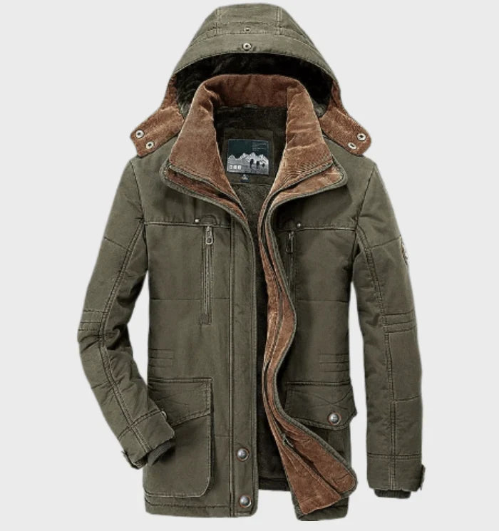 Zelvoria – Insulated Jacket with Full-Zip Closure and Integrated Hood
