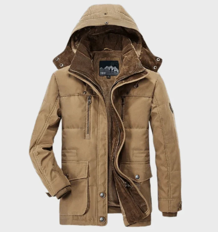 Zelvoria – Insulated Jacket with Full-Zip Closure and Integrated Hood
