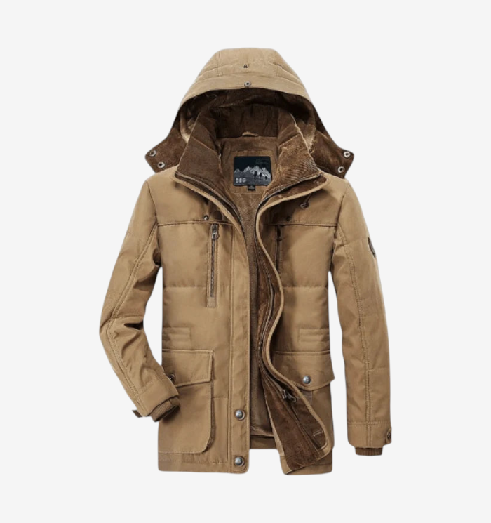 Zelvoria – Insulated Jacket with Full-Zip Closure and Integrated Hood