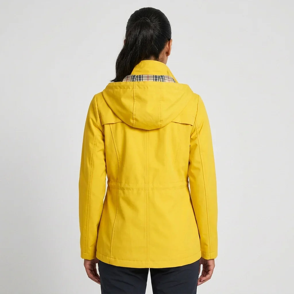 Qelvessa – Hooded Jacket with Adjustable Drawstring Waist