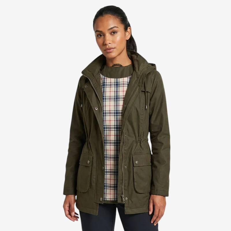 Qelvessa – Hooded Jacket with Adjustable Drawstring Waist