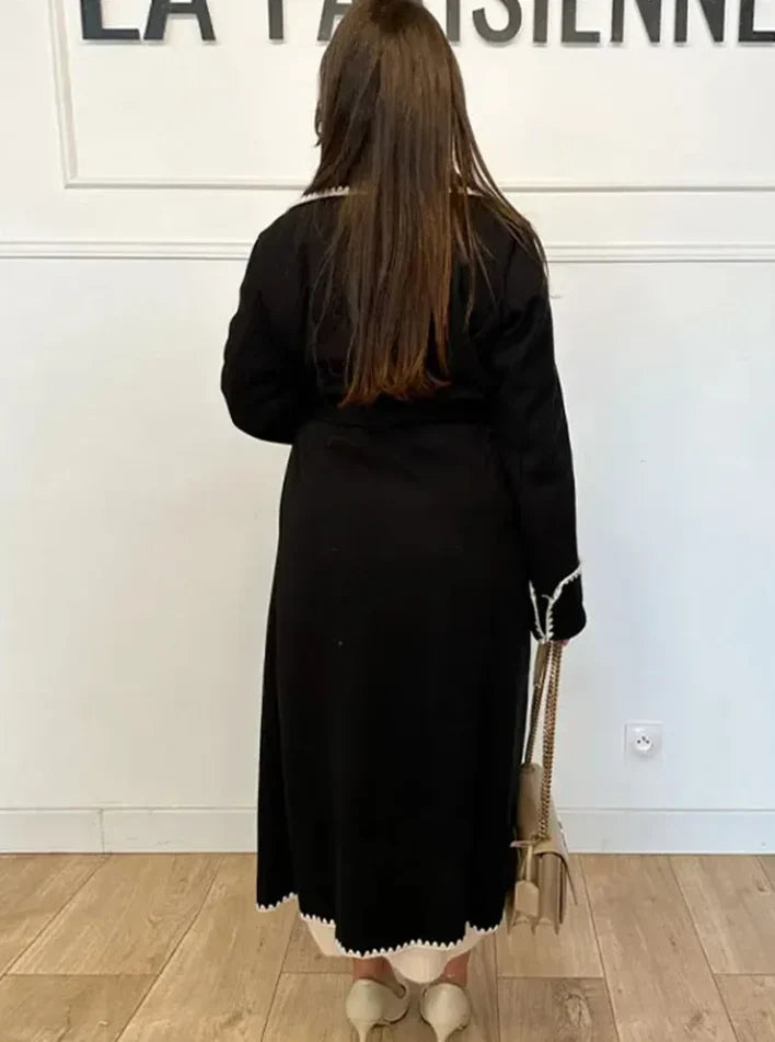 Zelvarra – trenčkot s páskem v pase a bočními kapsami