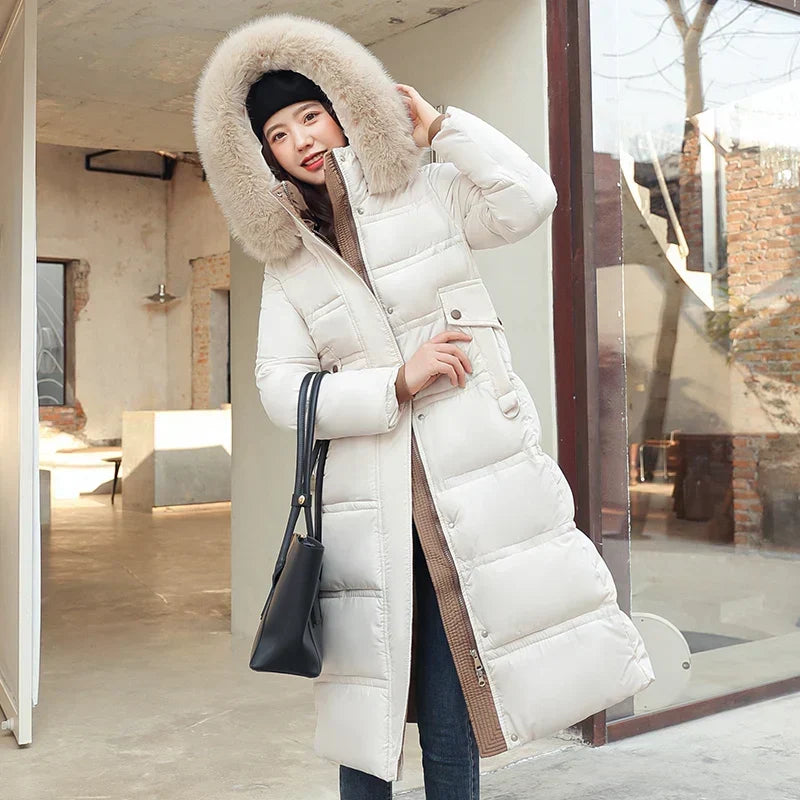 Velnoria – Overlapping Front Coat with Wrap Design