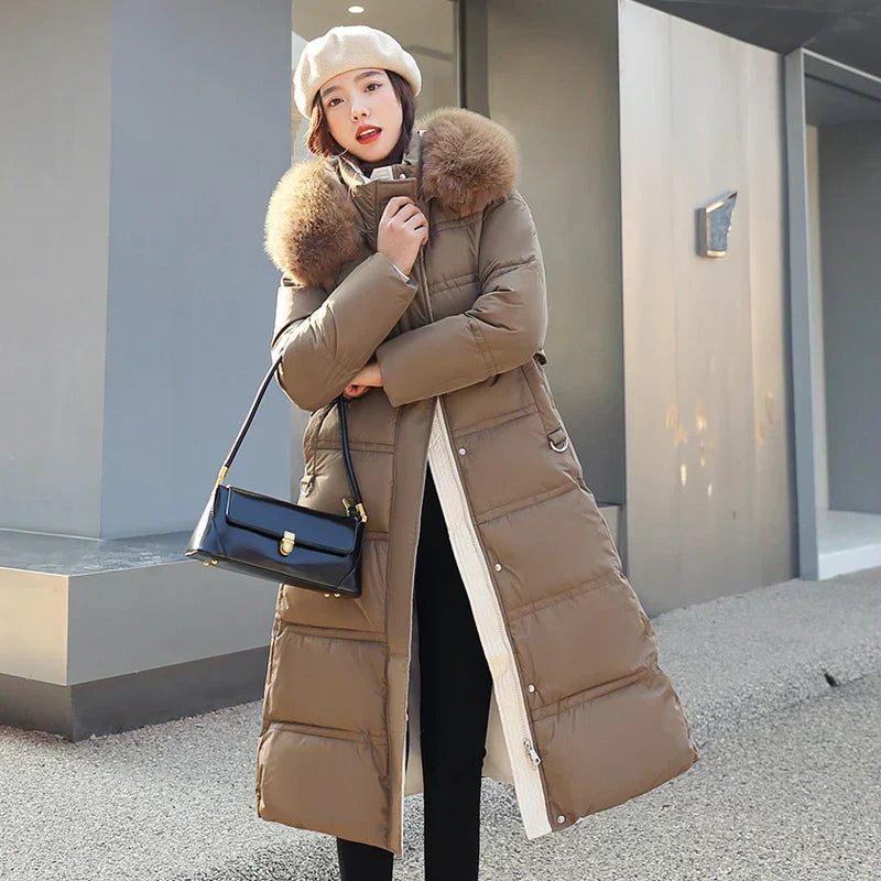 Velnoria – Overlapping Front Coat with Wrap Design