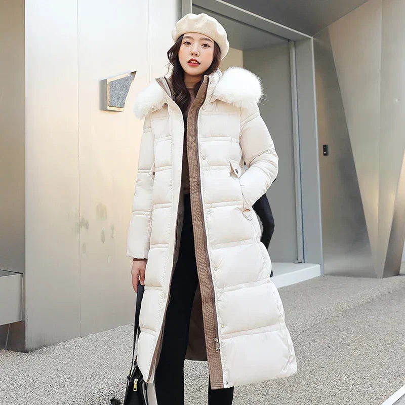 Velnoria – Overlapping Front Coat with Wrap Design