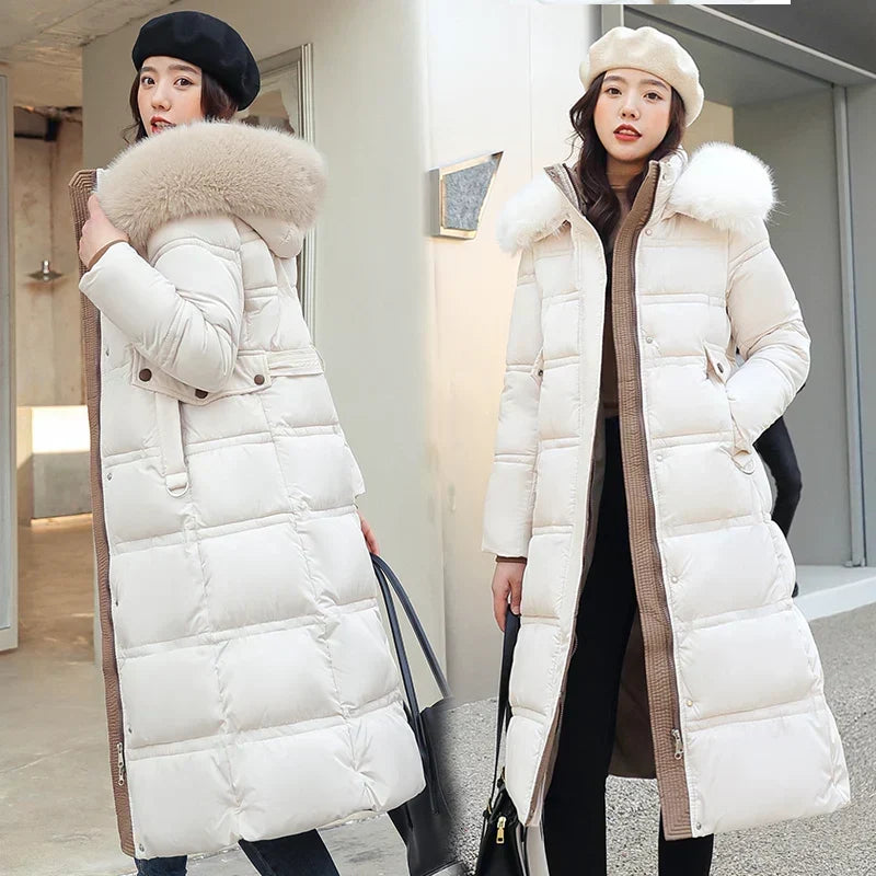 Velnoria – Overlapping Front Coat with Wrap Design