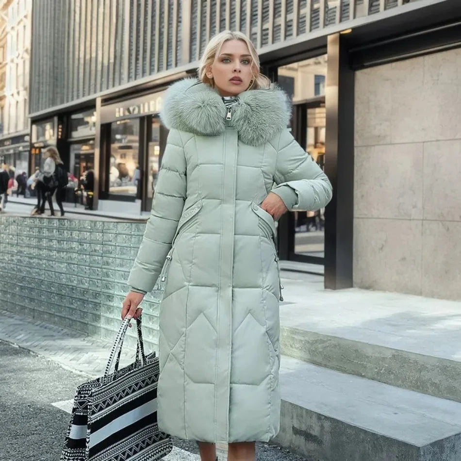 Zelqoria – Cappotto a maniche lunghe con cappuccio regolabile