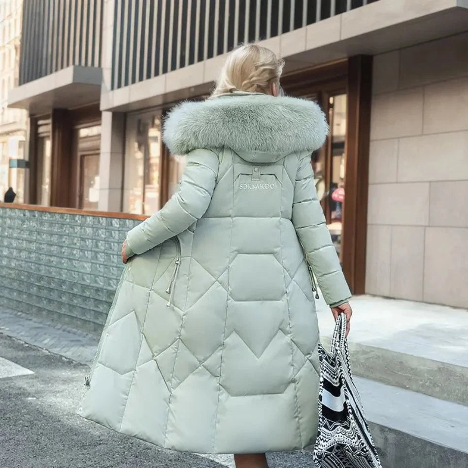 Zelqoria – Cappotto a maniche lunghe con cappuccio regolabile