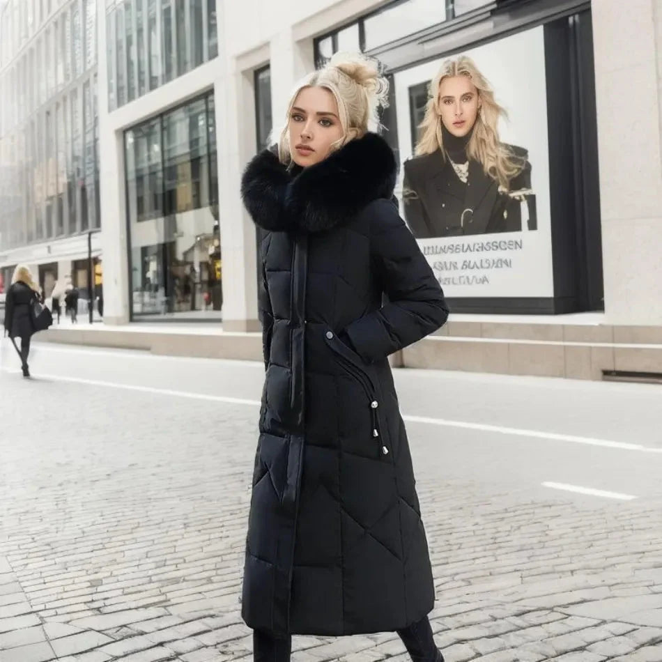 Zelqoria – Cappotto a maniche lunghe con cappuccio regolabile