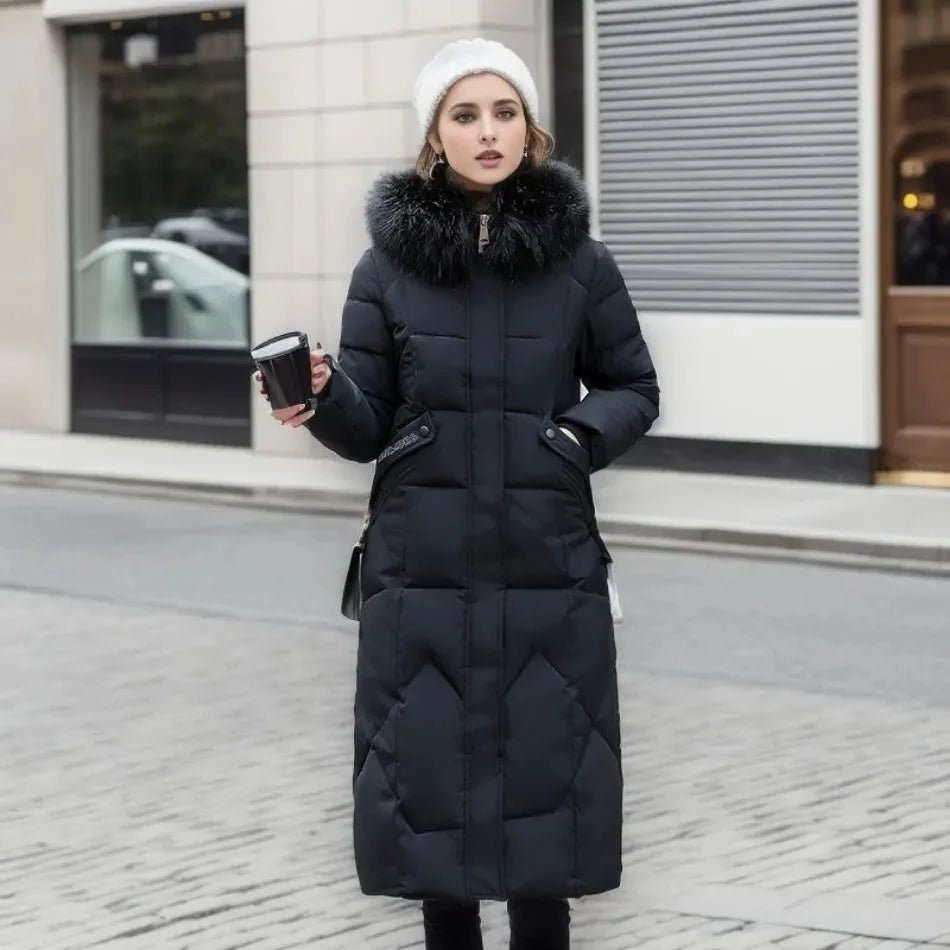 Zelqoria – Cappotto a maniche lunghe con cappuccio regolabile