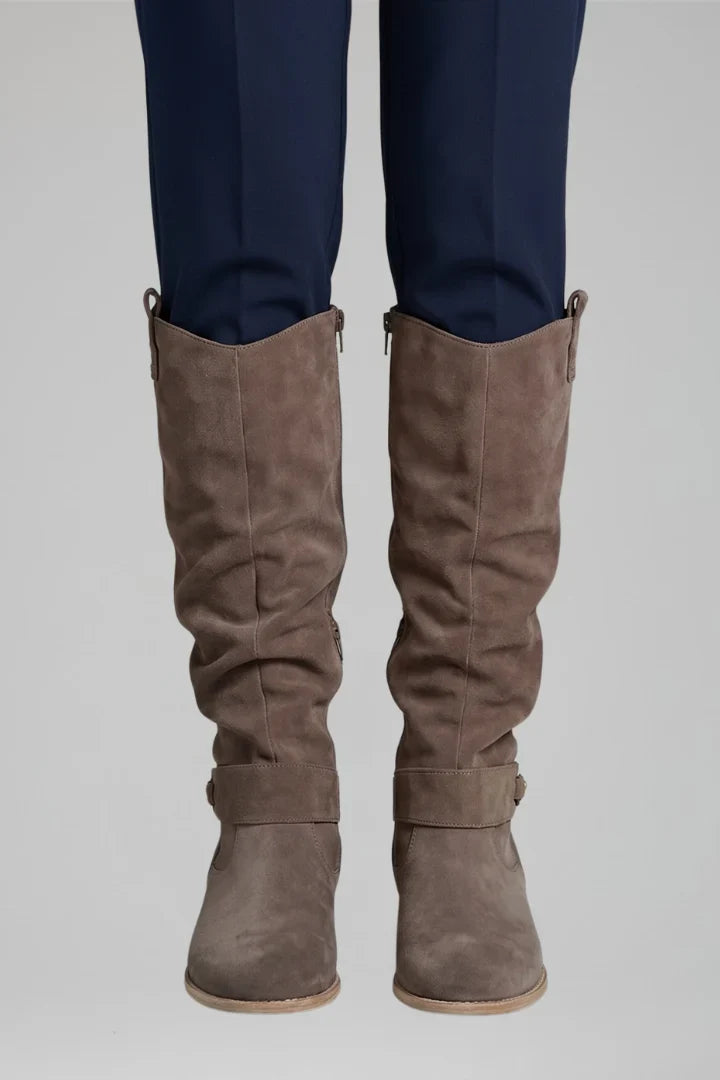 Bootify - Women's High Boots With Side Zip