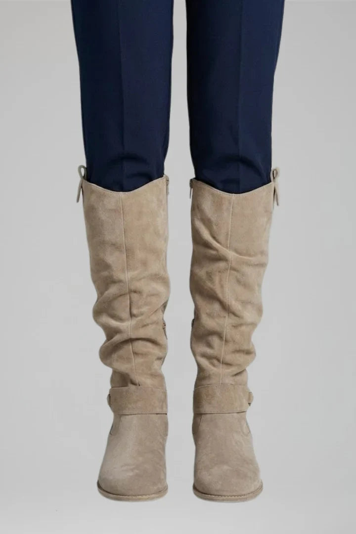 Bootify - Women's High Boots With Side Zip