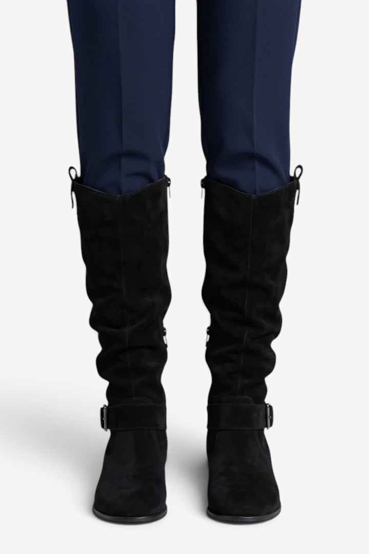 Bootify - Women's High Boots With Side Zip