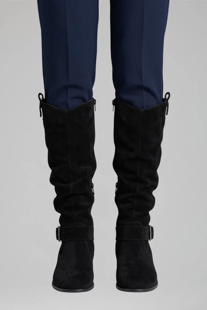 Bootify - Women's High Boots With Side Zip