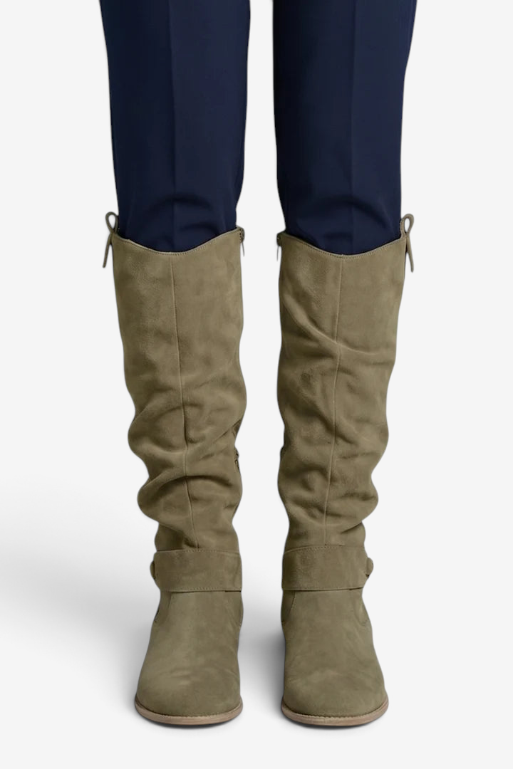 Bootify - Women's High Boots With Side Zip