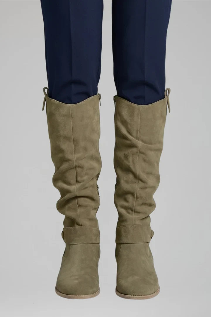 Bootify - Women's High Boots With Side Zip