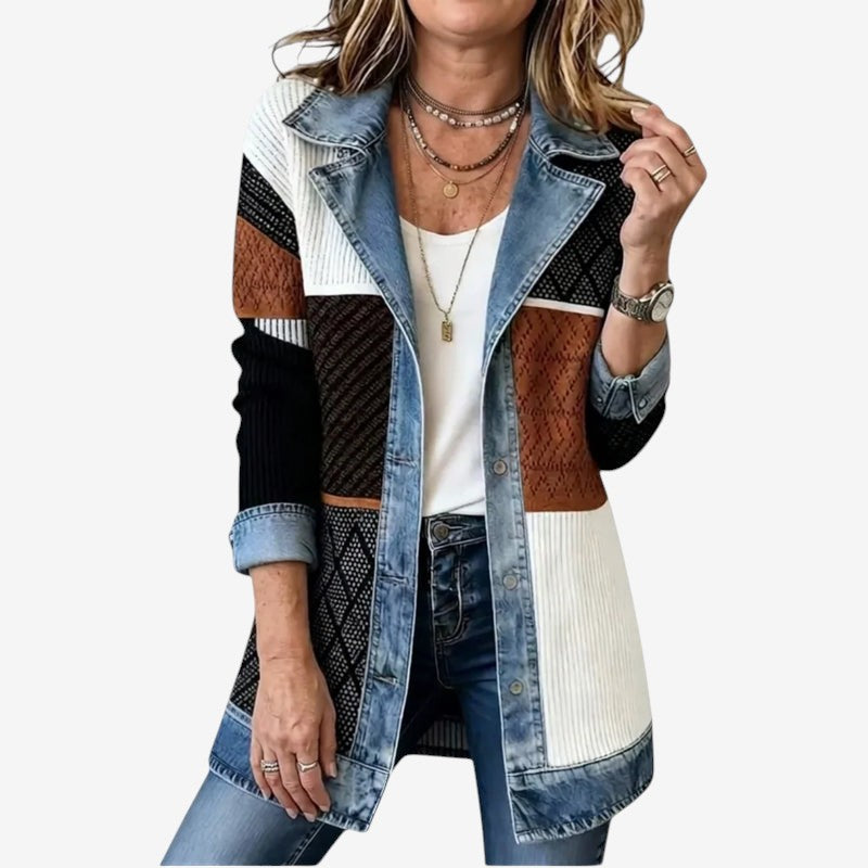 Chaqueta estructurada Norvelia con cuello de solapa