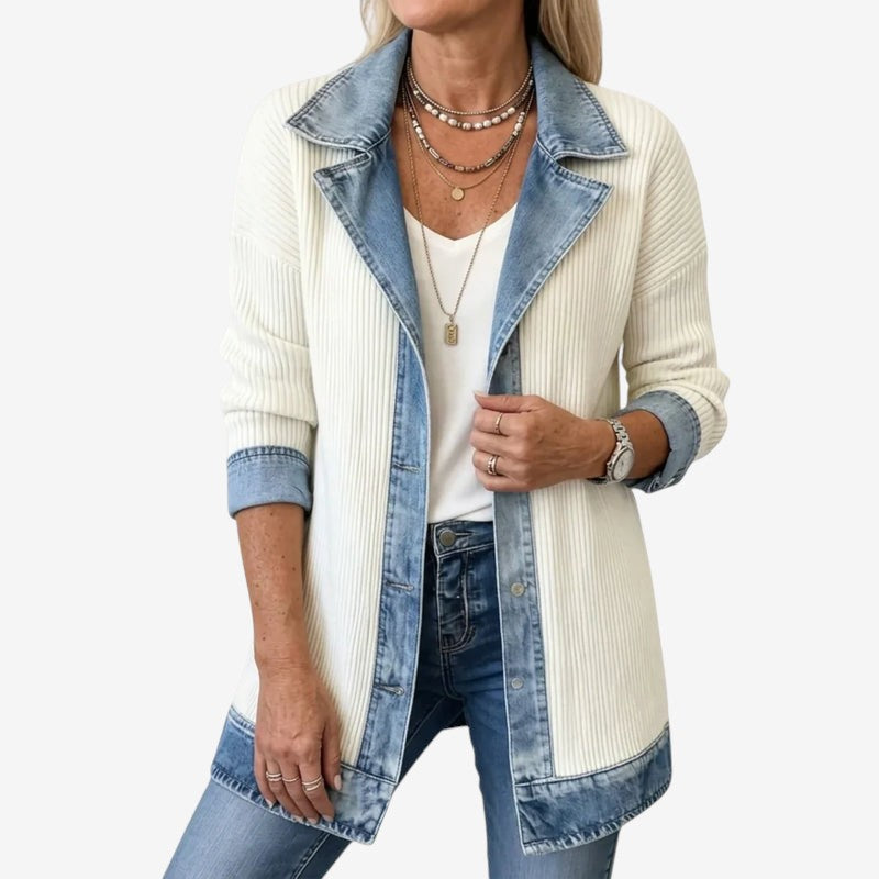 Chaqueta estructurada Norvelia con cuello de solapa
