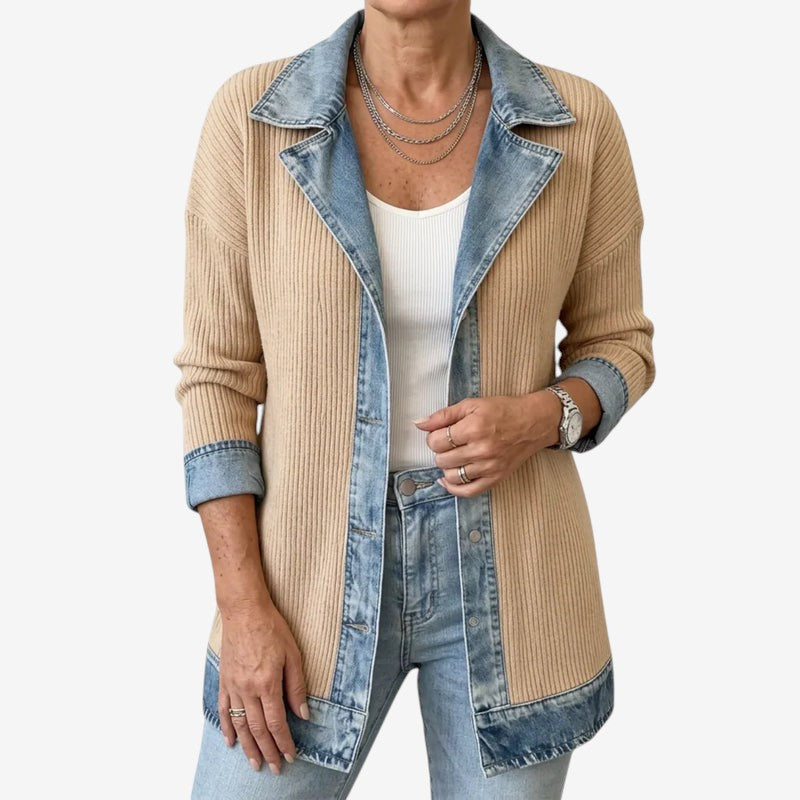 Chaqueta estructurada Norvelia con cuello de solapa