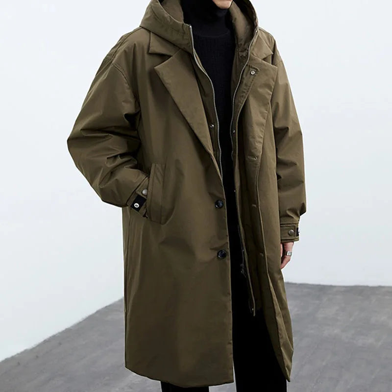 Avelnora – Long Sleeve Hooded Jacket with Double Closure