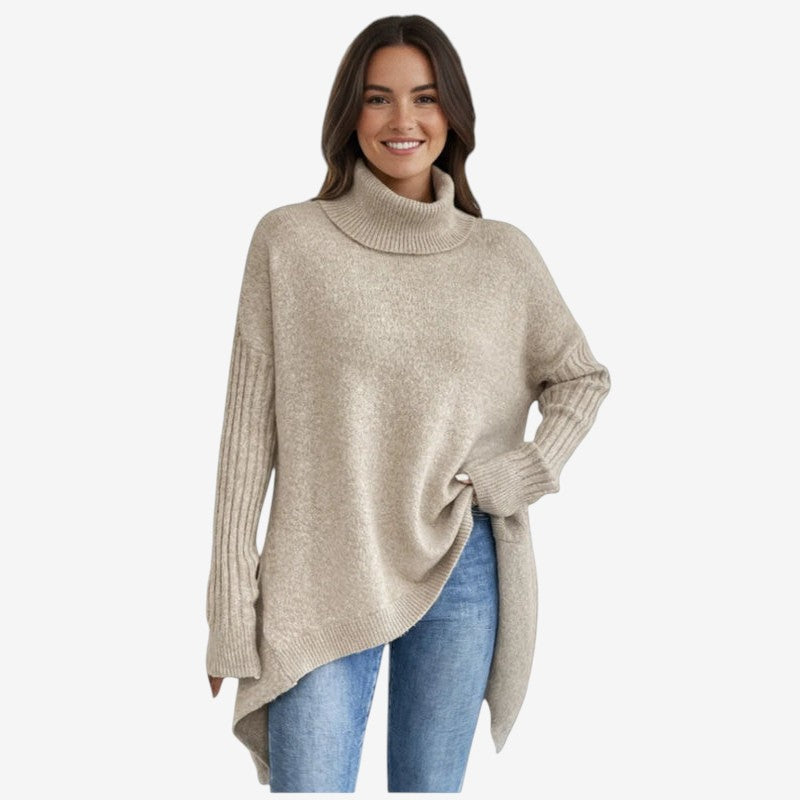 Velmara – Turtleneck Sweater with Relaxed Fit