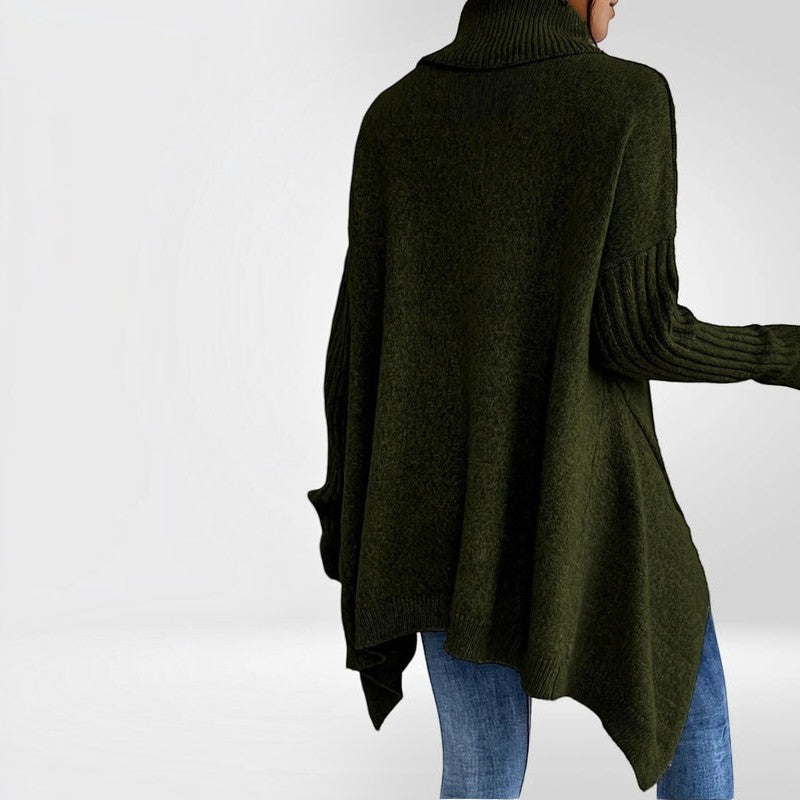 Velmara – Turtleneck Sweater with Relaxed Fit