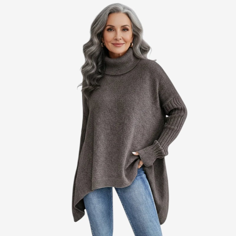 Velmara – Turtleneck Sweater with Relaxed Fit