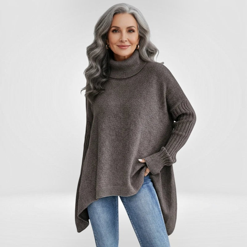 Velmara – Turtleneck Sweater with Relaxed Fit