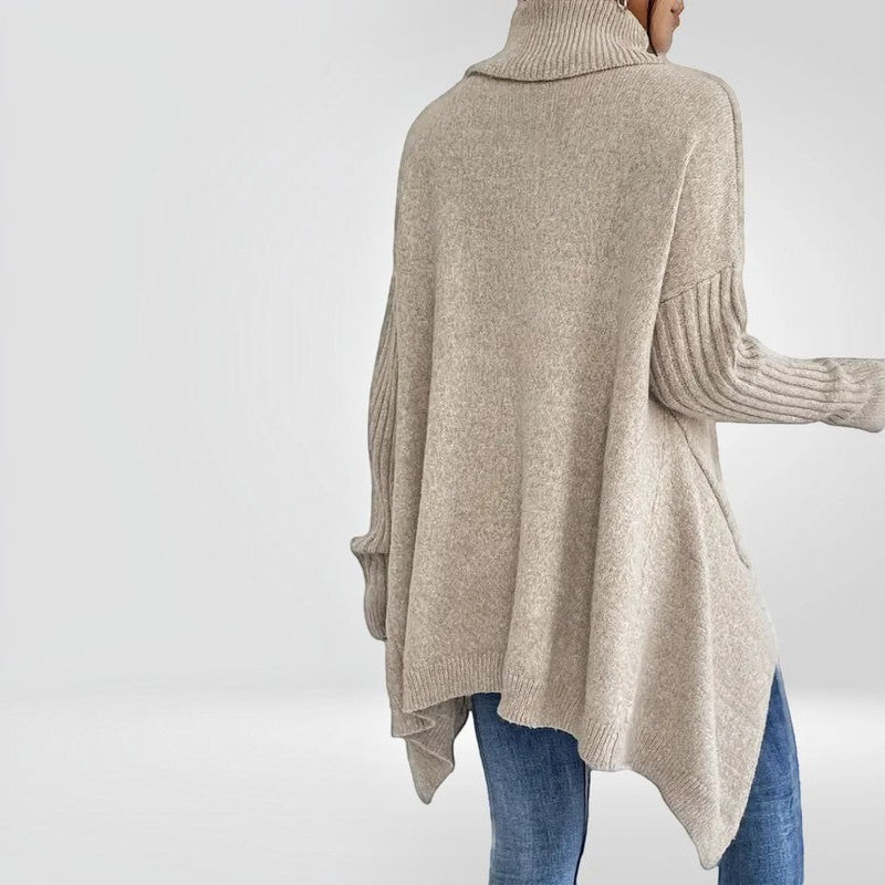 Velmara – Turtleneck Sweater with Relaxed Fit