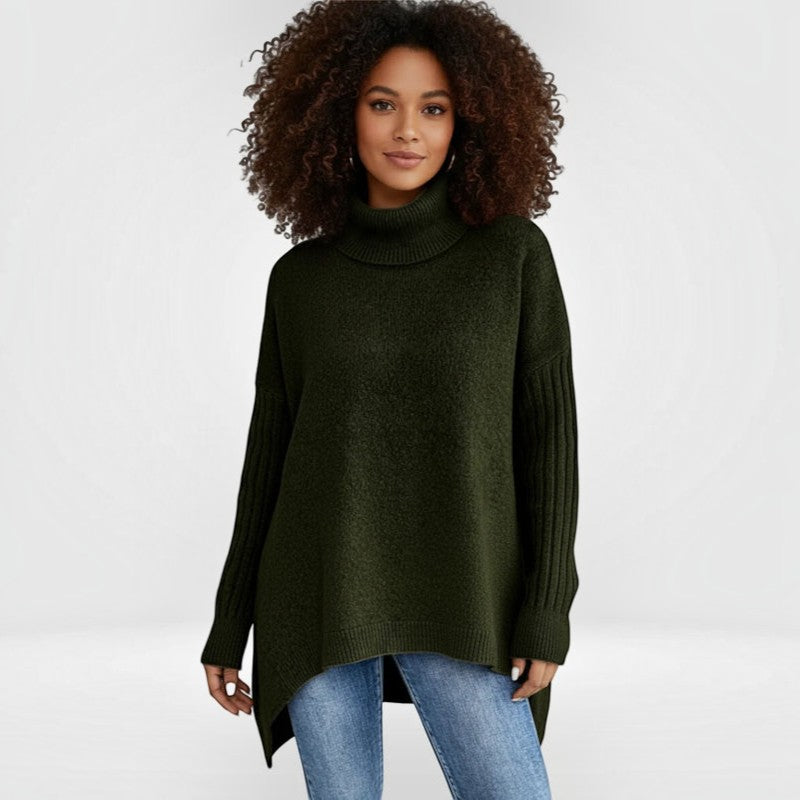 Velmara – Turtleneck Sweater with Relaxed Fit