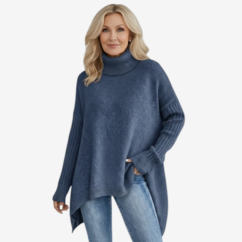 Velmara – Turtleneck Sweater with Relaxed Fit