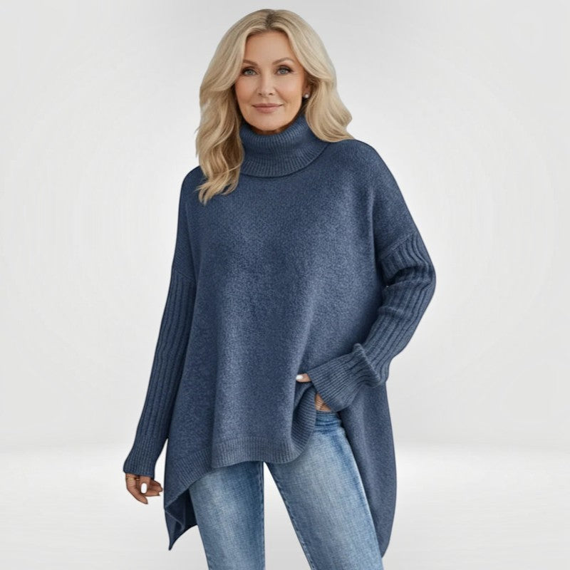 Velmara – Turtleneck Sweater with Relaxed Fit