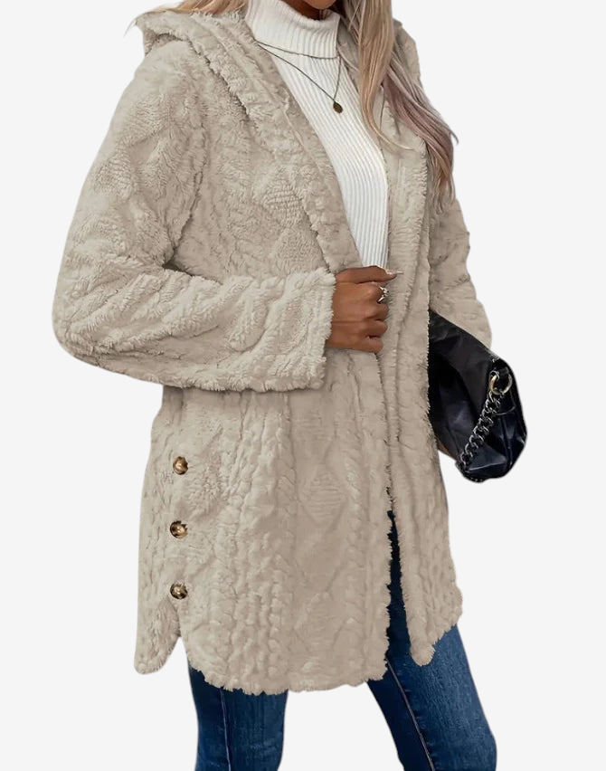 Chaqueta de punto texturizado ligeramente elástico Varellix