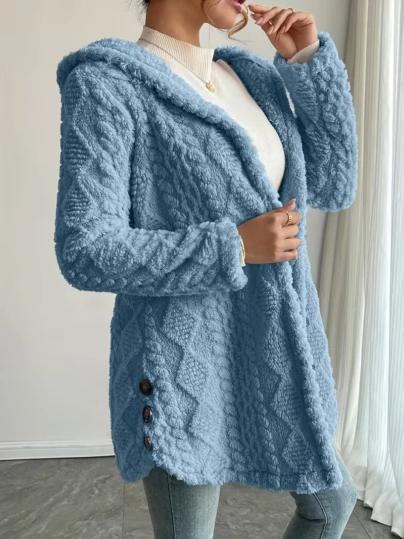 Chaqueta de punto texturizado ligeramente elástico Varellix