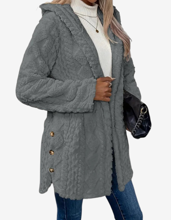 Chaqueta de punto texturizado ligeramente elástico Varellix