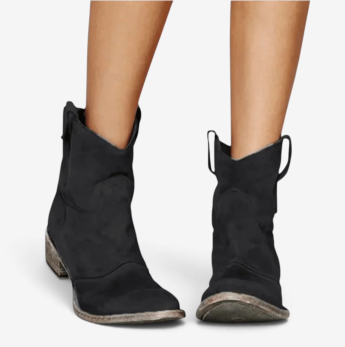 Velnexa – kotníkové boty s blokovým podpatkem a bočním zipem